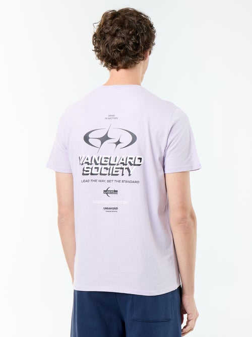 T-shirt stampato fantasia a maniche corte - Kiabi