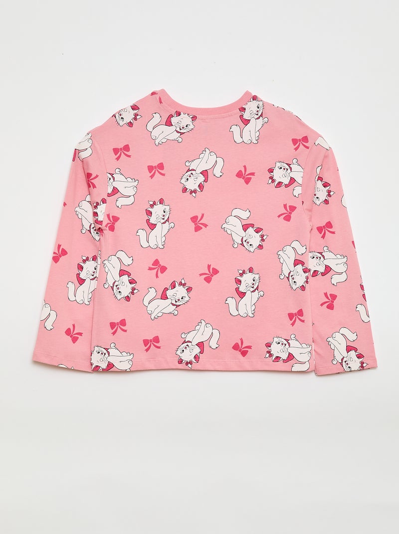T-shirt stampato fantasia 'Marie' 'Disney' Rosa - Kiabi