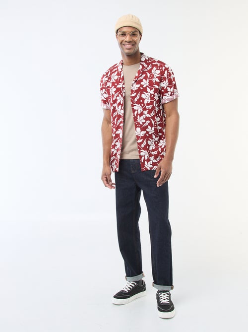 T-shirt tinta unita - Slim fit - Kiabi