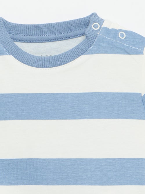 T-shirt tinta unita in jersey di cotone - Kiabi T-shirt tinta unita in jersey di cotone - Kiabi