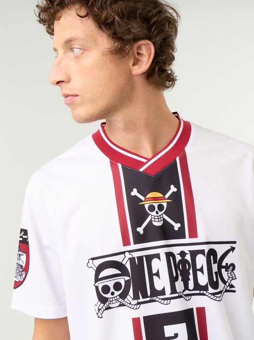 T-shirt type sport 'One Piece' 'Luffy' à manches courtes - Kiabi T-shirt type sport 'One Piece' 'Luffy' à manches courtes - Kiabi
