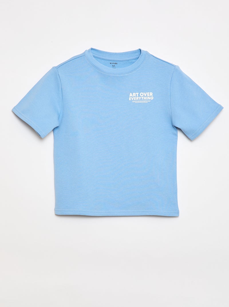 T-Shirt und Bermuda Set – 2-teilig Blau - Kiabi
