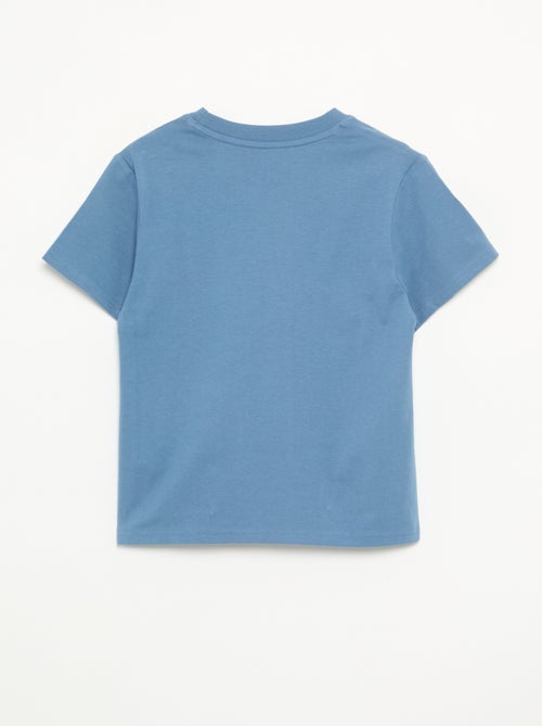 T-shirt uni à manches courtes enfant - Kiabi - Kiabi