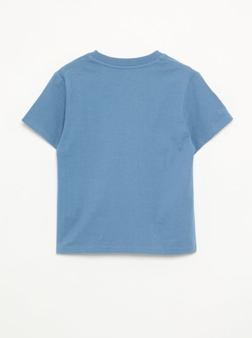 T-shirt uni à manches courtes enfant - Kiabi - Kiabi