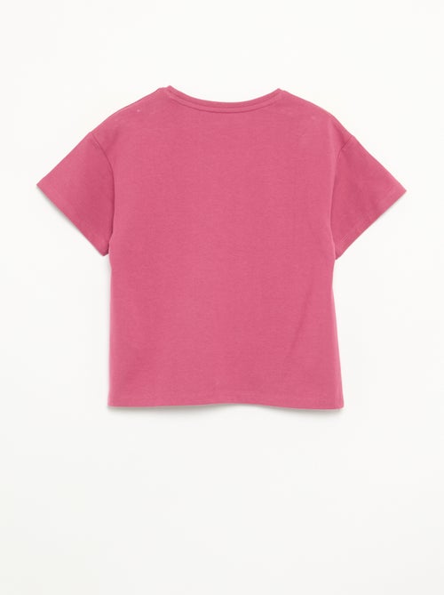 T-shirt uni à manches courtes enfant - Kiabi - Kiabi