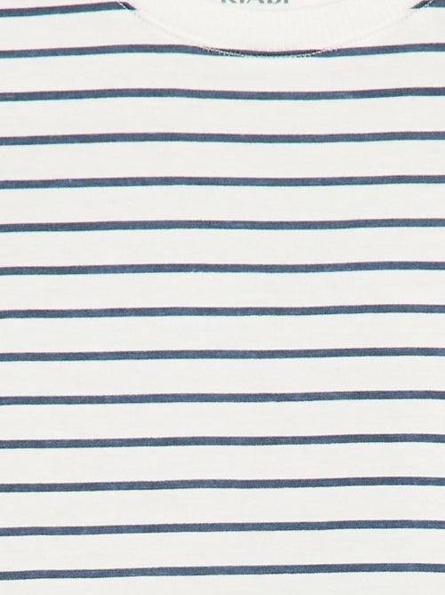 T-shirt uni en jersey coton - Kiabi