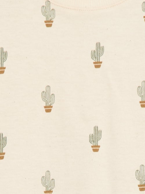 T-shirt uni en jersey coton - Kiabi