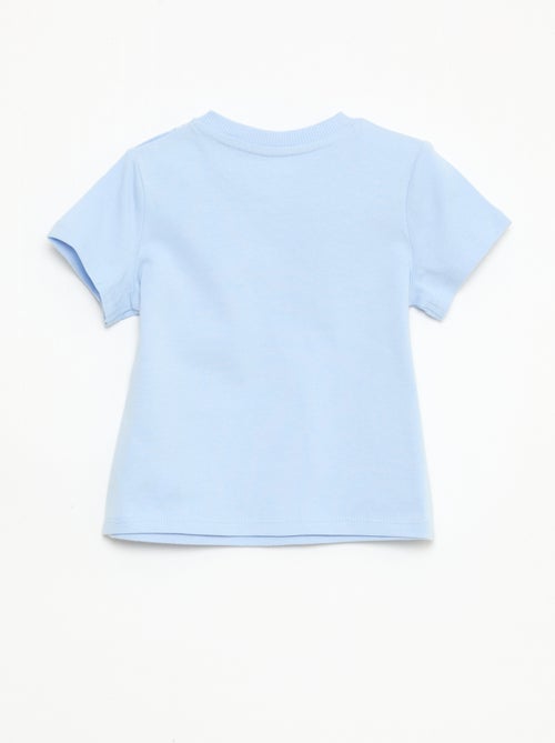 T-shirt uni en jersey coton - Kiabi