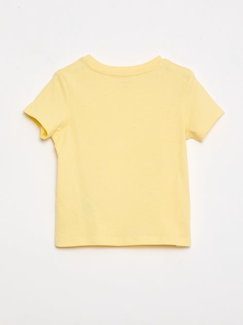 T-shirt uni en jersey coton - Kiabi