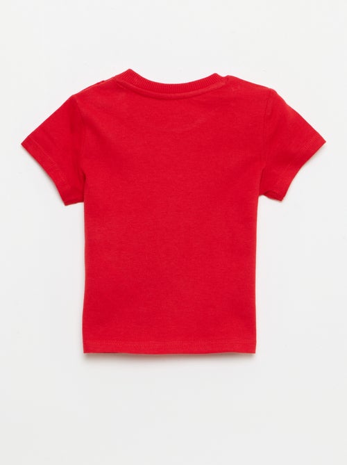 T-shirt uni en jersey coton - Kiabi
