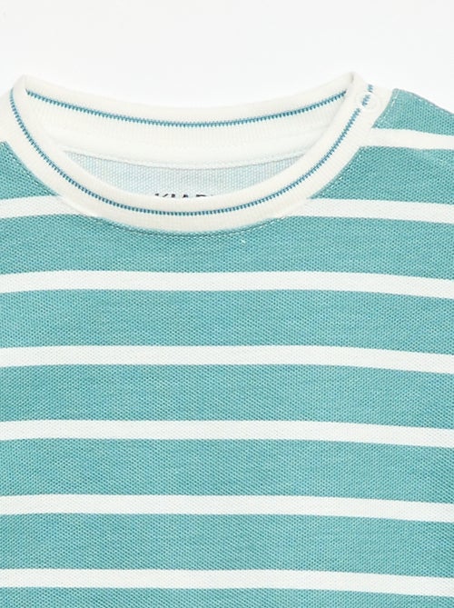 T-shirt uni manches courtes en coton - Kiabi