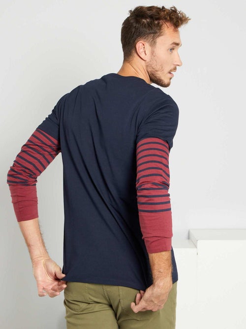 T-shirt uni pur coton +1m90 - Kiabi