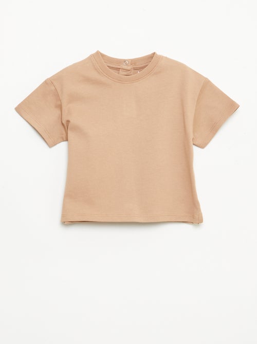 T-shirt uni sans manches - Kiabi