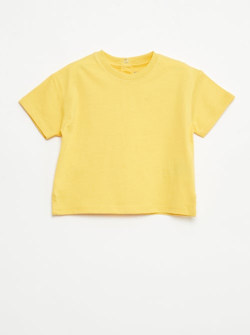 T-shirt uni sans manches - Kiabi