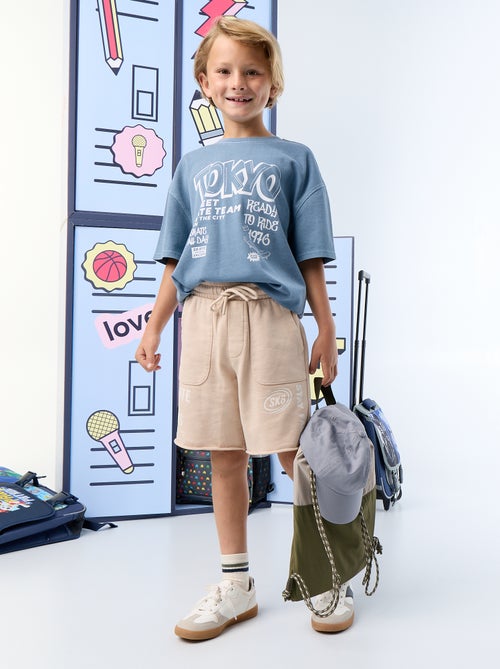 T-shirt vintage con stampa skate a maniche corte - Kiabi