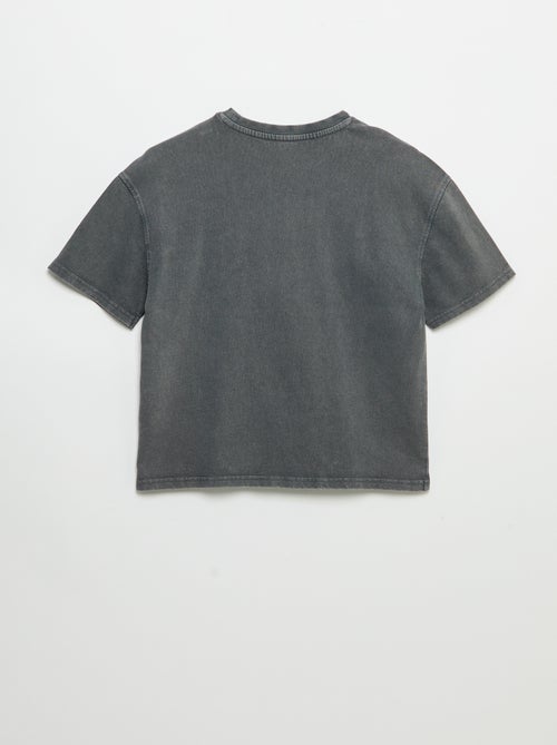 T-shirt vintage con stampa skate a maniche corte - Kiabi