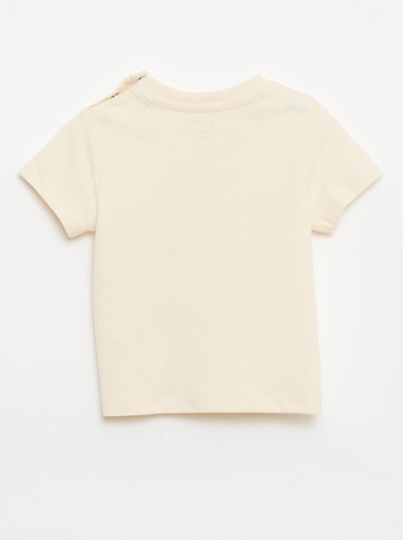 T-shirt with animated print White - Kiabi