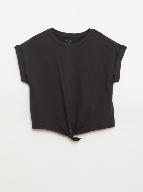 T-shirt with waist tie - Kiabi