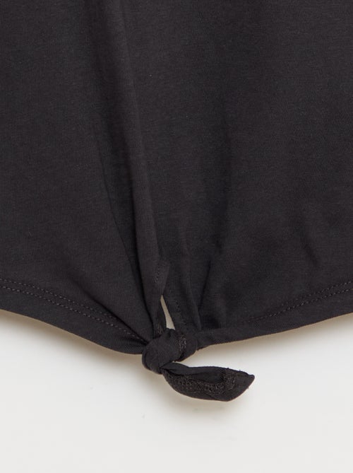 T-shirt with waist tie - Kiabi