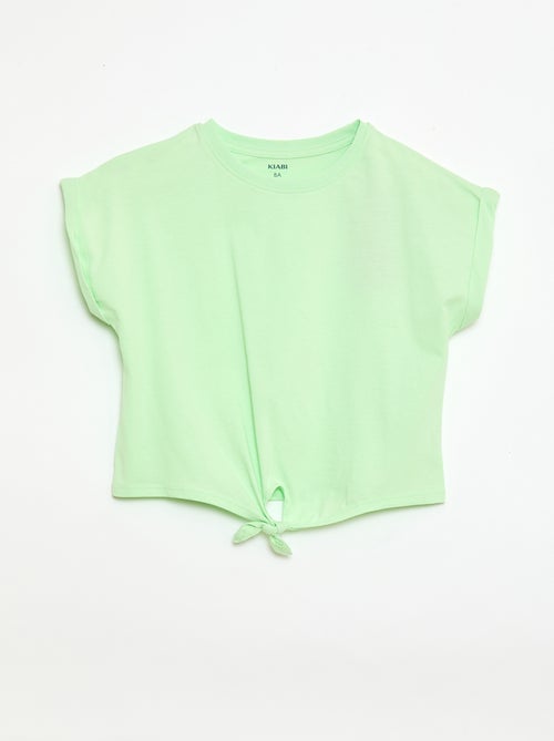 T-shirt with waist tie - Kiabi