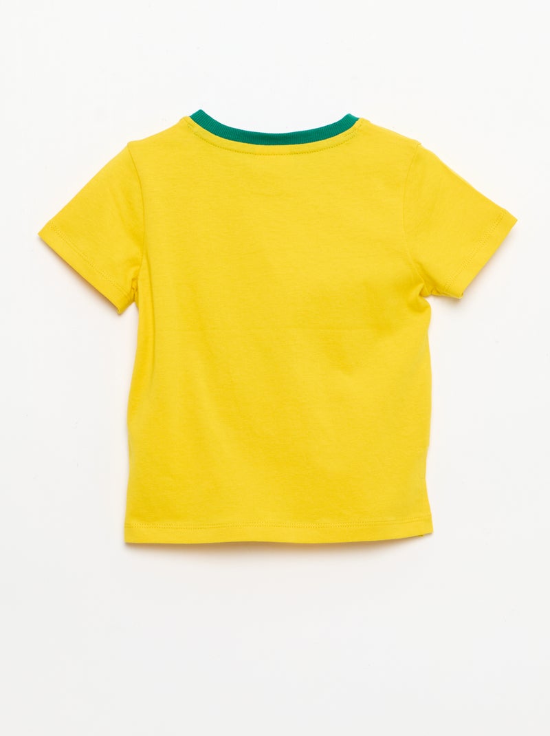 T-shirts sous licence officielle de La Coupe du Monde de la FIFA 26™ - Brésil Jaune - Kiabi