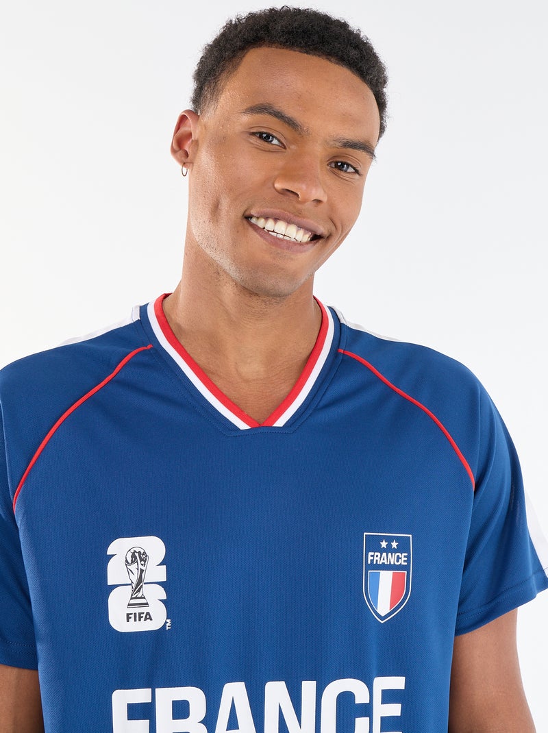 T-shirts sous licence officielle de La Coupe du Monde de la FIFA 26™ - France Bleu - Kiabi