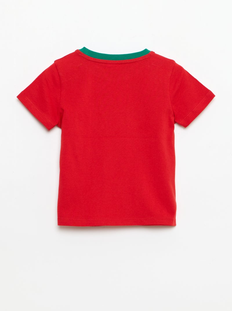 T-shirts sous licence officielle de La Coupe du Monde de la FIFA 26™ - Portugal Rouge - Kiabi