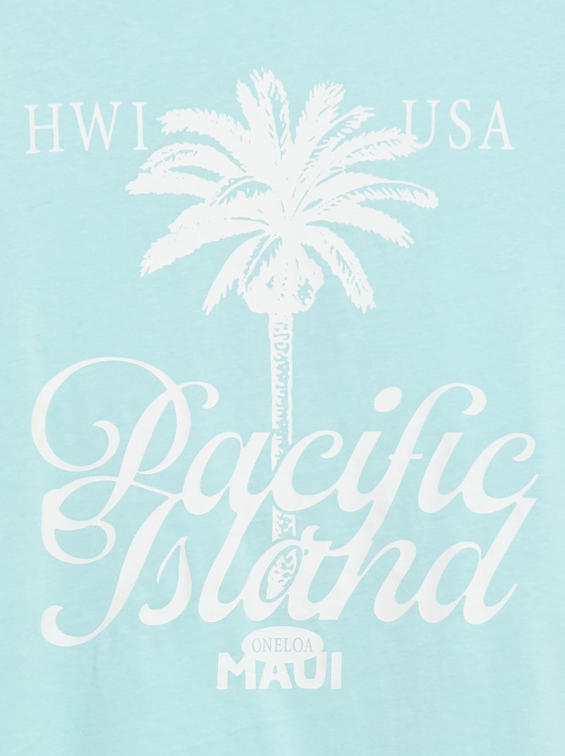 T-shit en jersey - So Easy Bleu - Kiabi