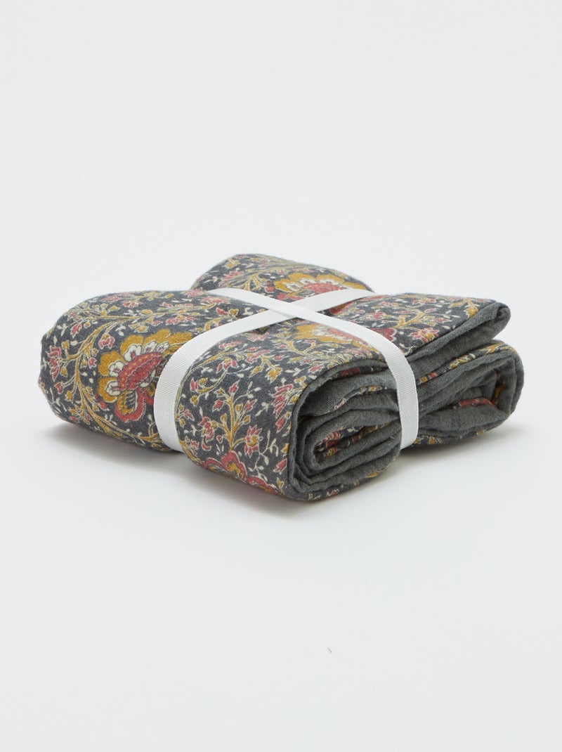 Taie d'oreiller 50 x 70 cm - Kiabi Home Noir - Kiabi