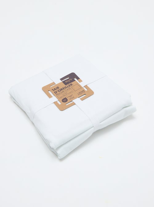 Taie d'oreiller 50 x 70 cm en coton - Kiabi