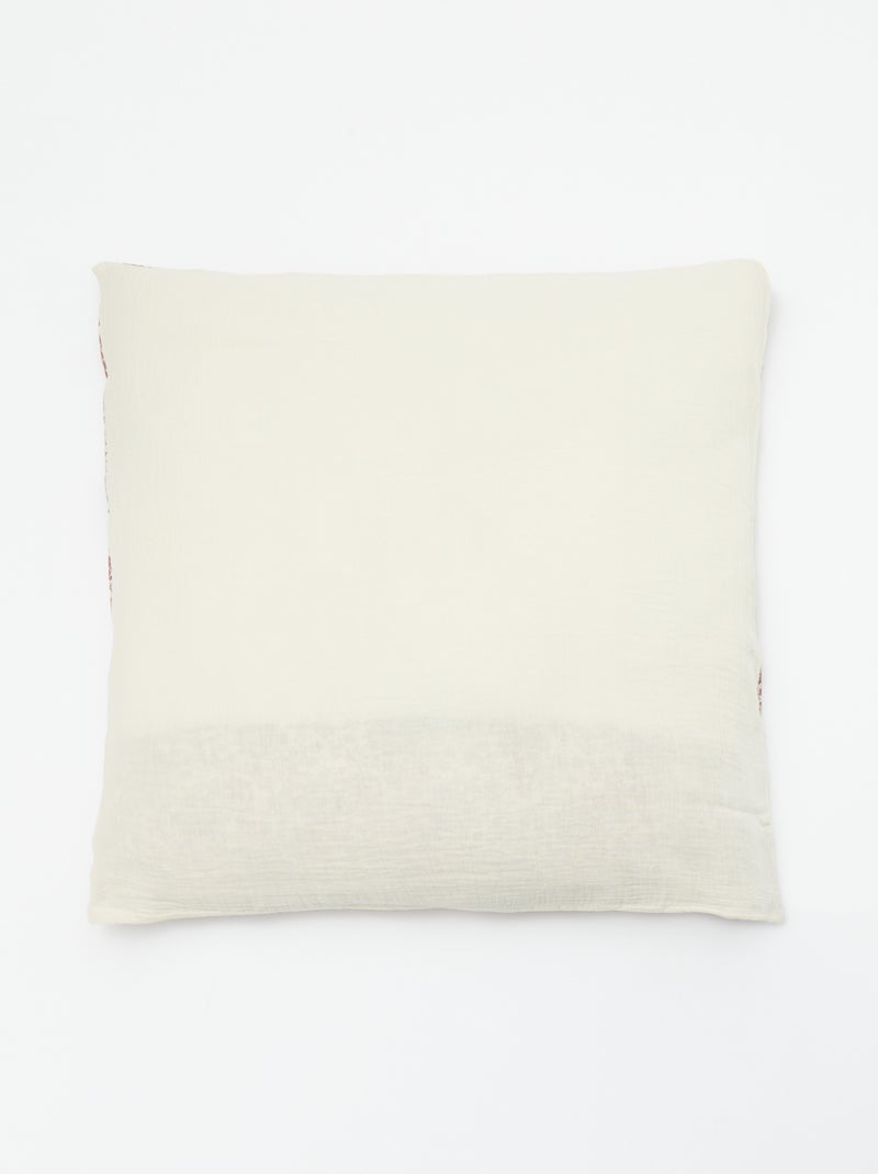 Taie d'oreiller 63 x 63 cm Rose - Kiabi