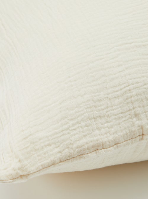 Taie d'oreiller gaze de coton 50 x 70 ou 63 x 63 cm - Kiabi Home - Kiabi