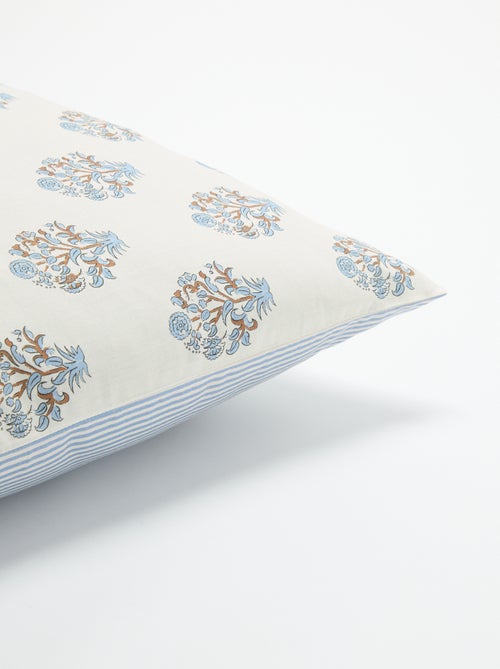 Taie d'oreiller imprimée 50x70 cm en coton - Kiabi