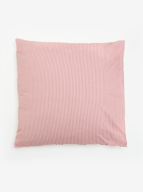Taie d'oreiller imprimée 63x63 cm en coton - Kiabi