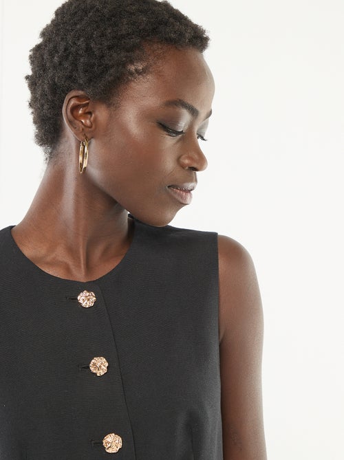 Tailored Blazer with Gold Buttons - Kiabi