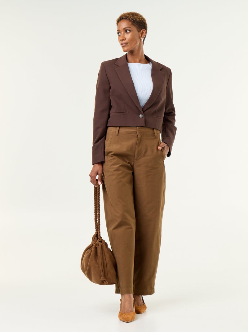 Tailored Jacket Brown - Kiabi