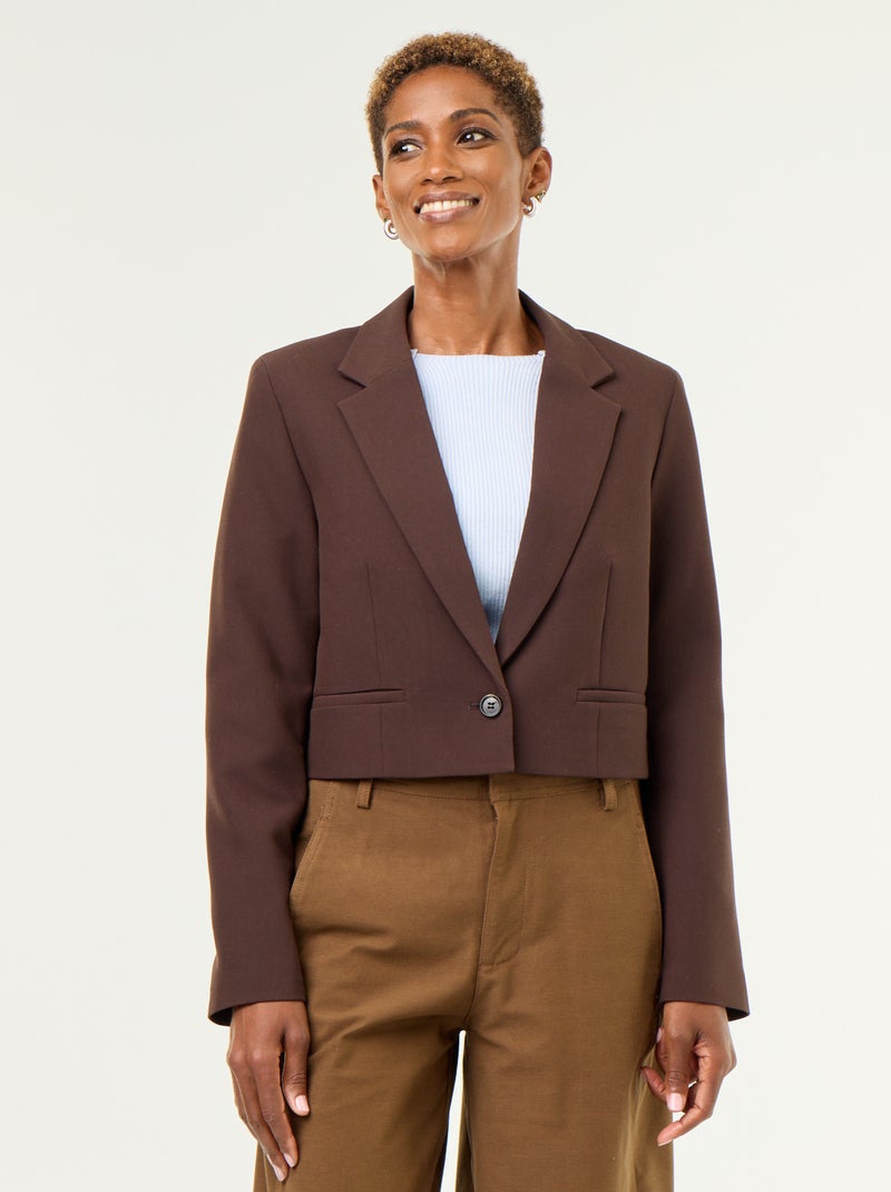 Tailored Jacket Brown - Kiabi