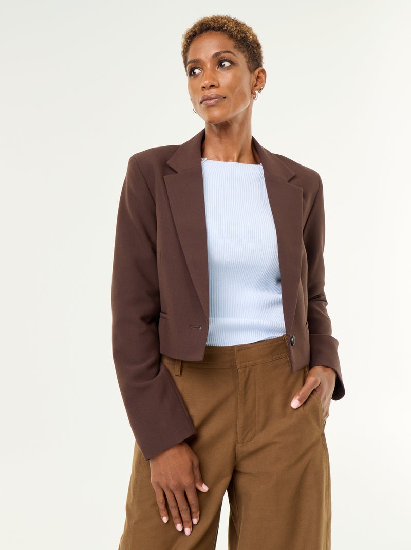 Tailored Jacket Brown - Kiabi