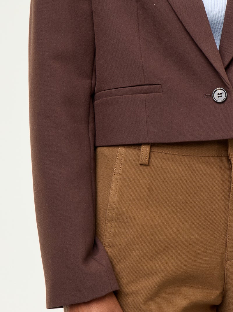 Tailored Jacket Brown - Kiabi