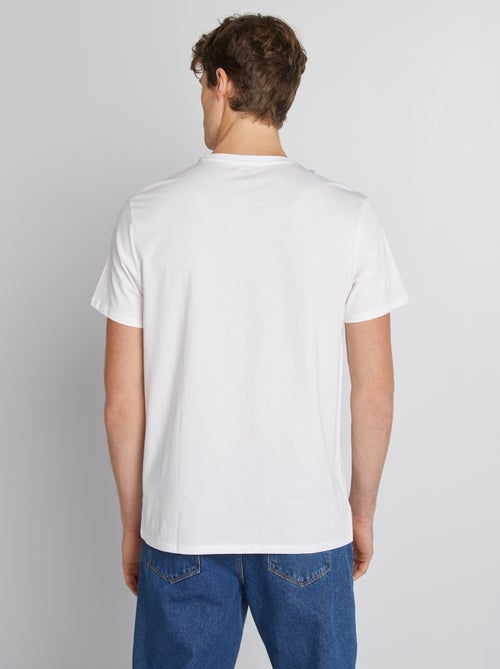Tall Men's Plain Pure Cotton T-Shirt - Kiabi