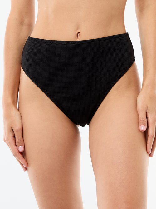 Tanga de bain taille haute - Kiabi