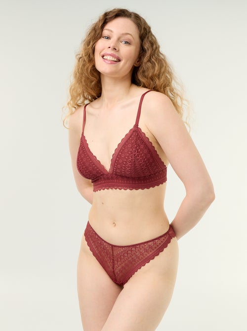 Tanga in pizzo - Kiabi Tanga in pizzo - Kiabi