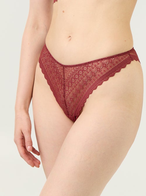 Tanga in pizzo - Kiabi Tanga in pizzo - Kiabi