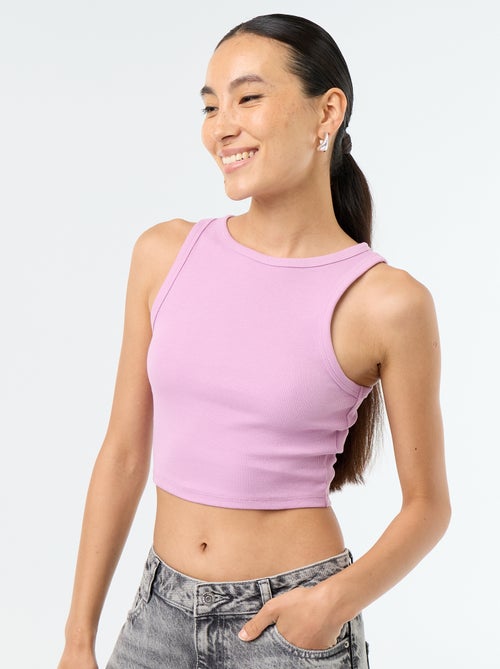 Tanktop mit amerikanischem Armausschnitt - Kiabi