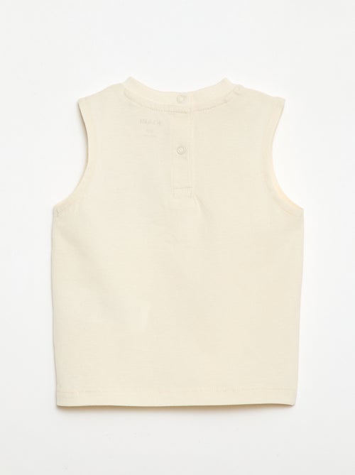 Tanktop mit verspielter Stickerei - Kiabi