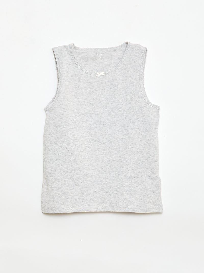Tanktop-Set mit breiten Trägern Grün - Kiabi