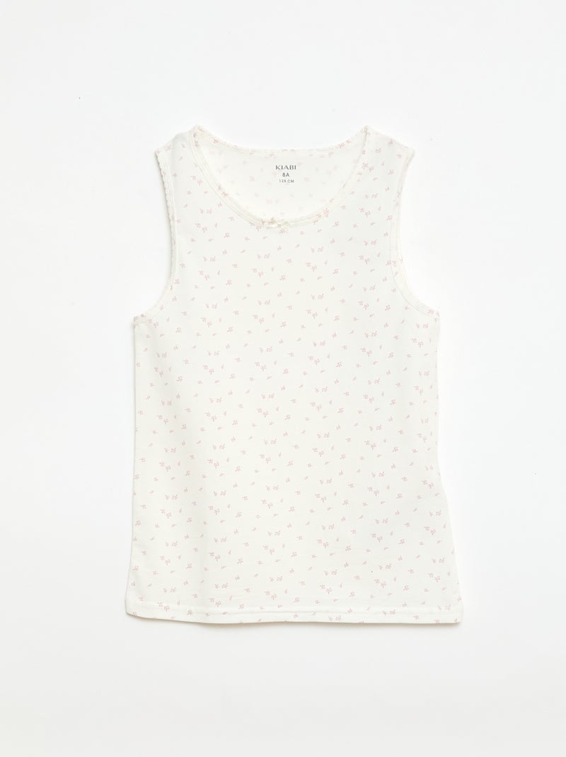 Tanktop-Set mit breiten Trägern Grün - Kiabi