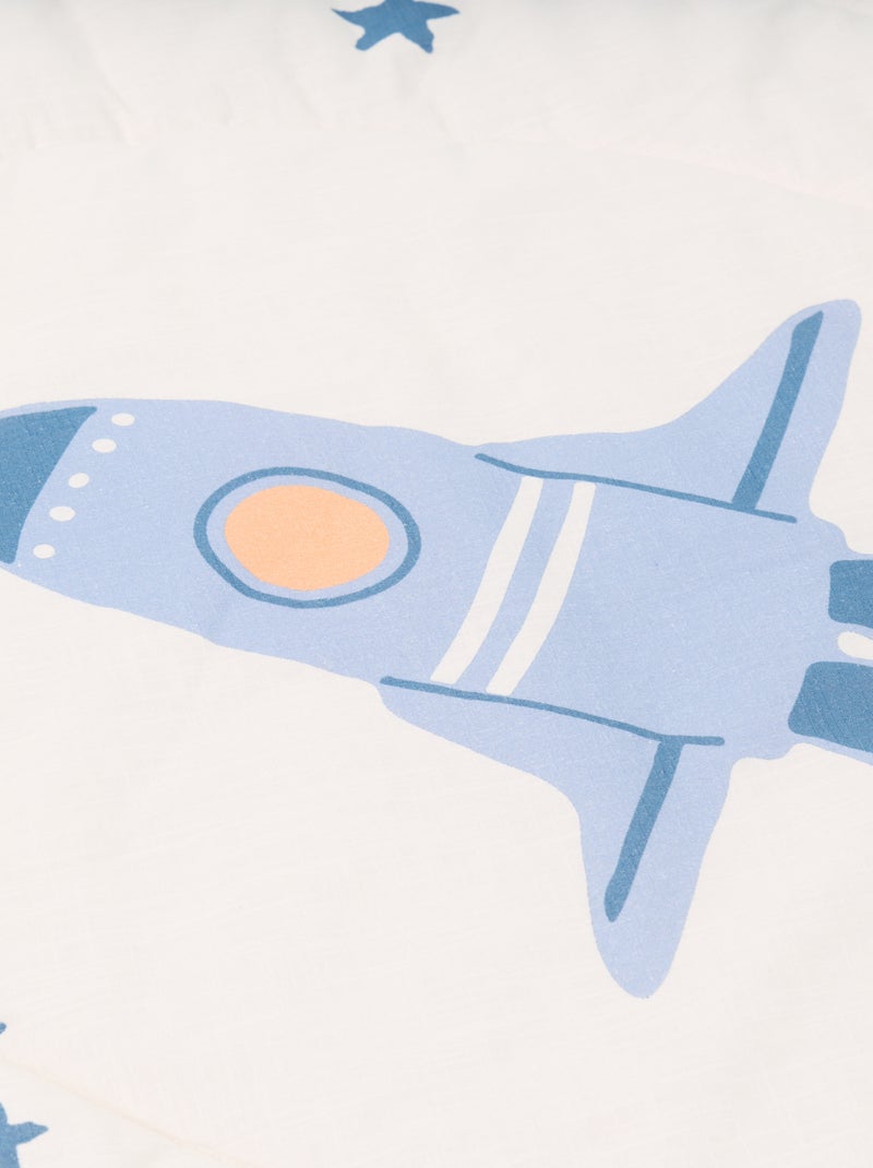 Tapis de sol carré Bleu - Kiabi