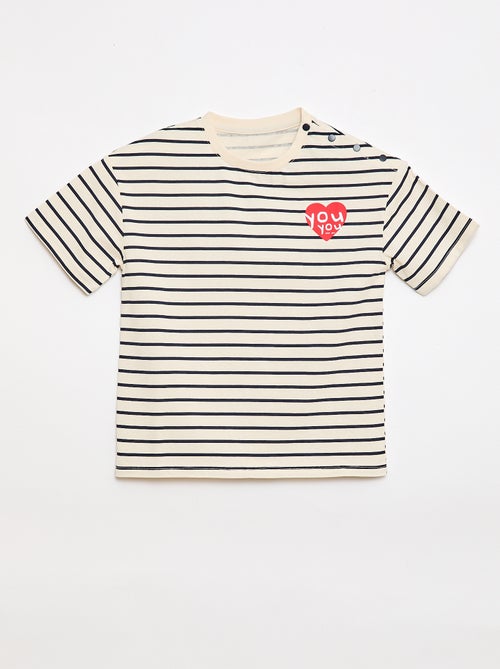 Tee-shirt - Collection facile à enfiler - Kiabi