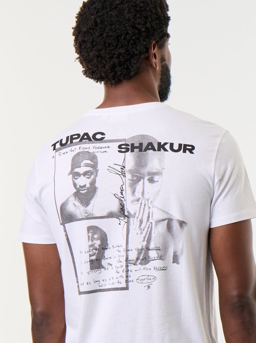 Tee-shirt à manches courtes 'Tupac' - Kiabi